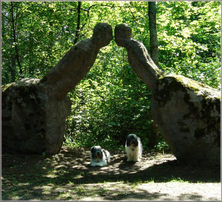  Skulpturen des finnischen Künstlers Olavi Lanu